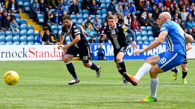 Hearts striker Conor Sammon on loan at Kilmarnock