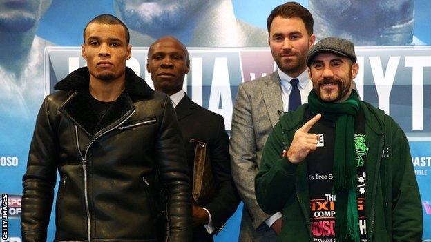 Chris Eubank Jr and Gary O'Sullivan