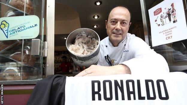 Ronaldo ice cream on sale