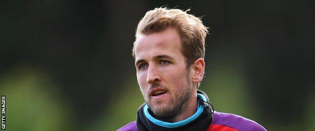 England striker Harry Kane