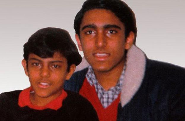 The Turlapatis' children, Deepak and Sanjay, in 1985, aged 11 and 14