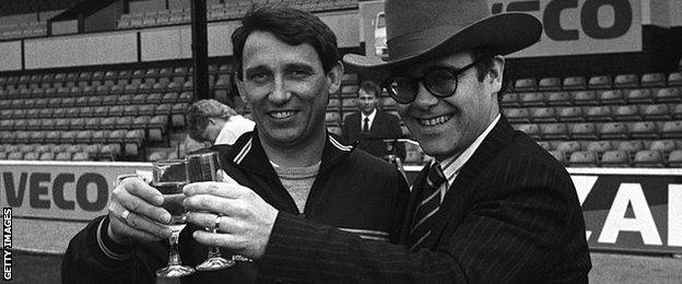 Graham Taylor and pop star Elton John teamed up to take Watford from the bottom division to the top-flight