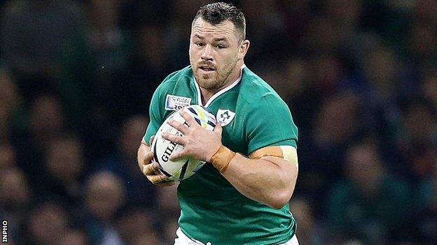 Cian Healy has won 56 Ireland caps