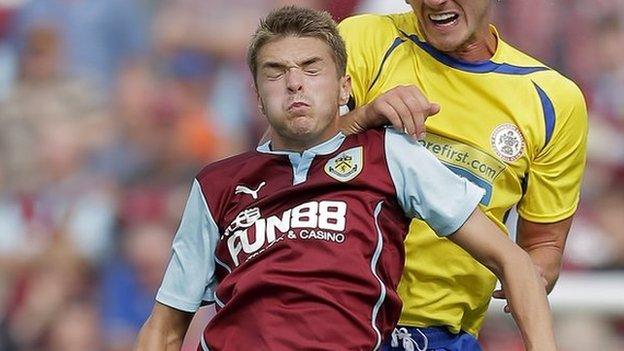 Burnley striker Jason Gilchrist