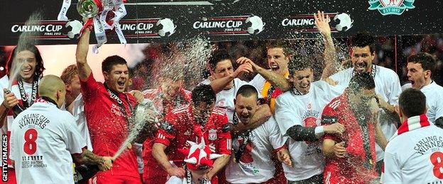 Liverpool last won the League Cup in 2012