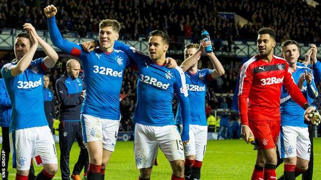 Rangers will be playing in the Premiership next season