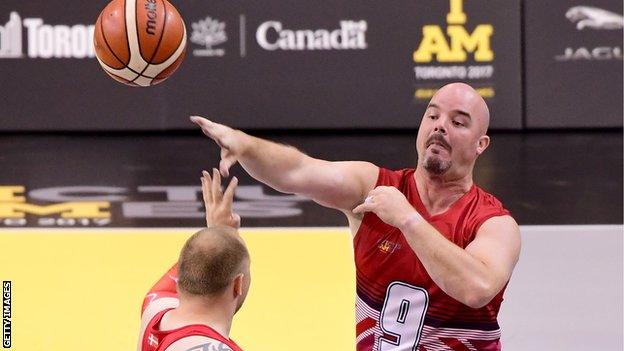 Scotland's Michael Mellon in action at the Invictus Games