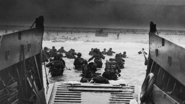 US troops at D-Day