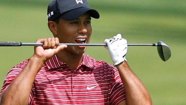 Tiger Woods at the Memorial tournament in 2009