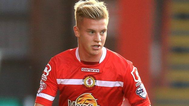 Crewe midfielder Adam King
