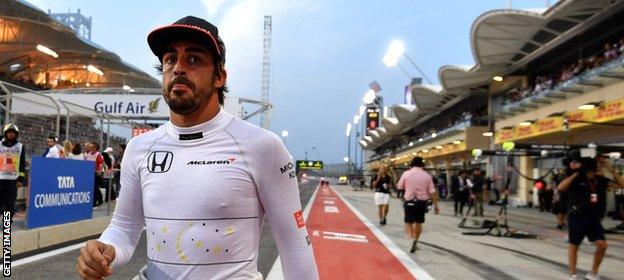 McLaren F1 driver Fernando Alonso