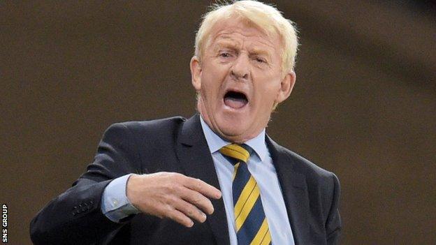 Scotland manager Gordon Strachan