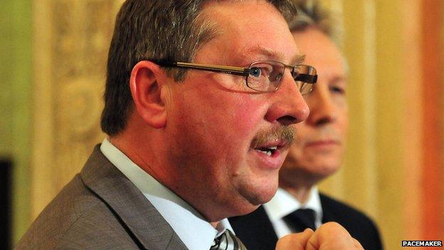 Former Northern Ireland finance minister Sammy Wilson