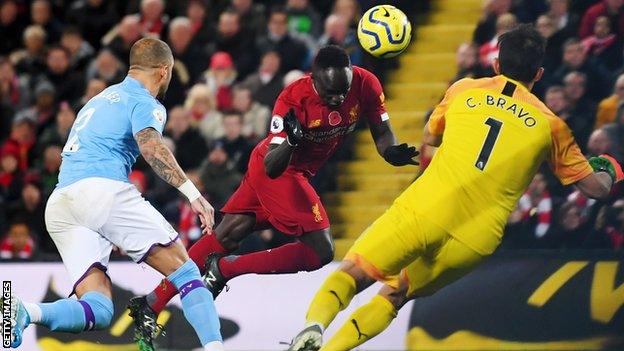 Sadio Mane goal v Manchester City