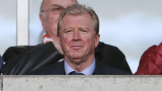 Former England manager Steve McClaren