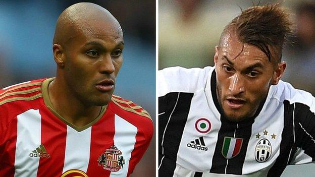 Younes Kaboul and Roberto Pereyra