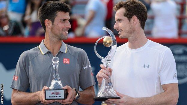 Novak Djokovic and Andy Murray