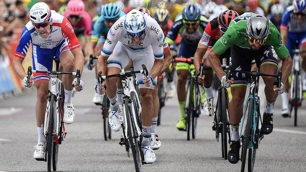 Alexander Kristoff, Arnaud Demare a Peter Sagan