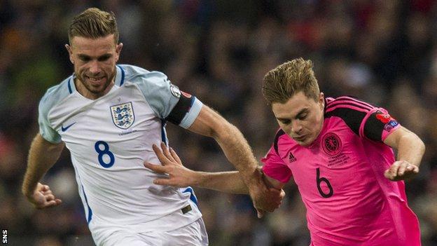 Jordan Henderson and James Forrest