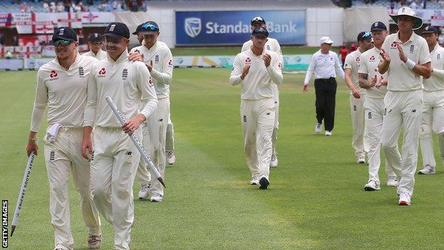 England celebrate