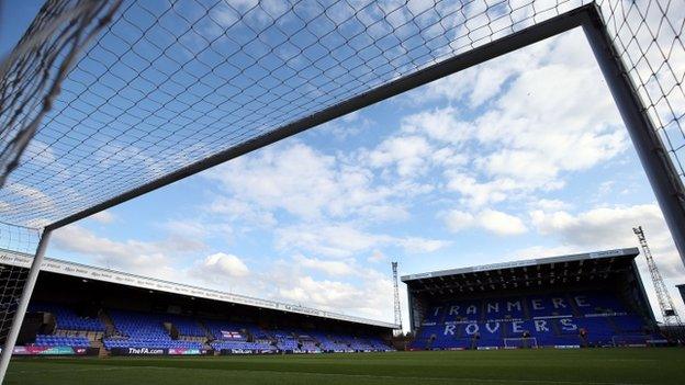Prenton Park, Birkenhead, home of Tranmere Rovers