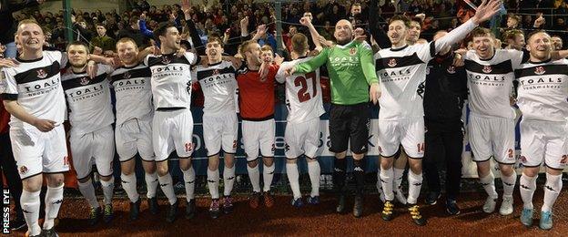 North Belfast club Crusaders have retained the Irish Premiership title