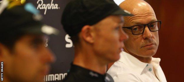 Chris Froome and Sir Dave Brailsford