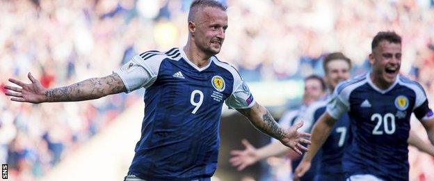 Scotland striker Leigh Griffiths