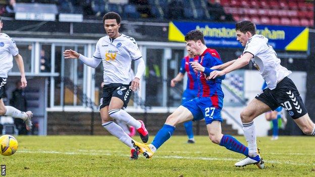 Daniel MacKay's strike sent Inverness Caley on their way to victory