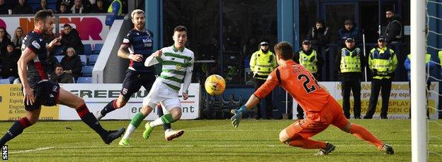 Mikey Johnston came off the bench to score Celtic's fourth