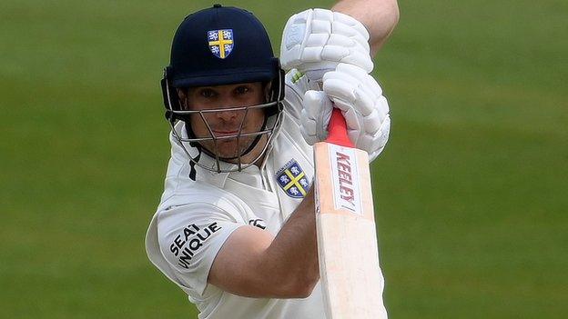 Sean Dickson bats for Durham