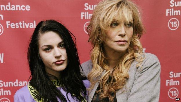 Courtney Love and daughter Frances Bean