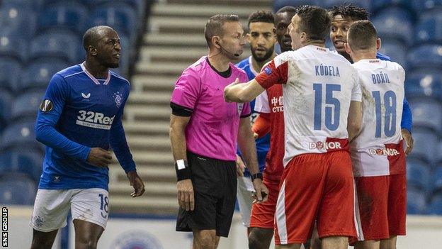 Ondrej Kudela was banned for 10 games for racially abusing Glen Kamara