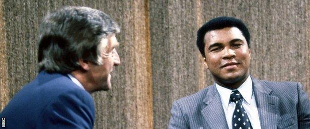 Michael Parkinson and Muhammad Ali