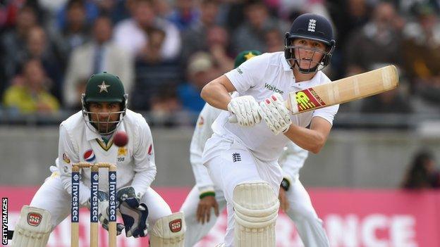 Gary Ballance bats for England