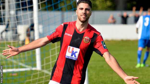 Heybridge Swifts striker Joan Luque