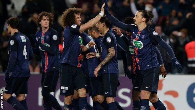 PSG celebrate