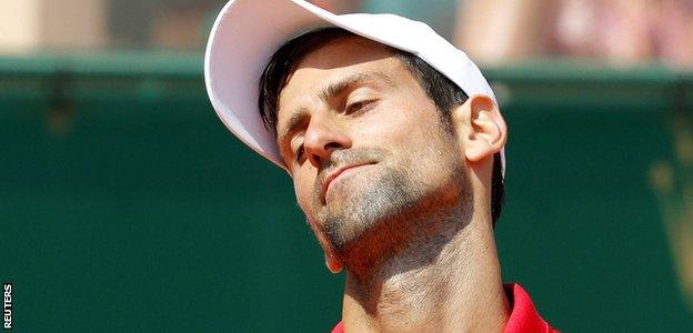 Novak Djokovic loses to Dominic Thiem