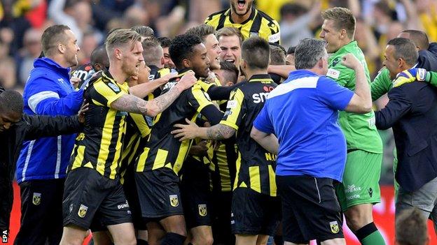 Vitesse Arnhem had lost their past three appearances in the Dutch Cup final