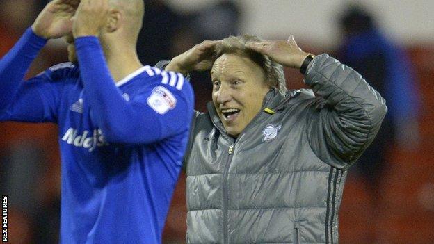 Neil Warnock, manager of Cardiff City