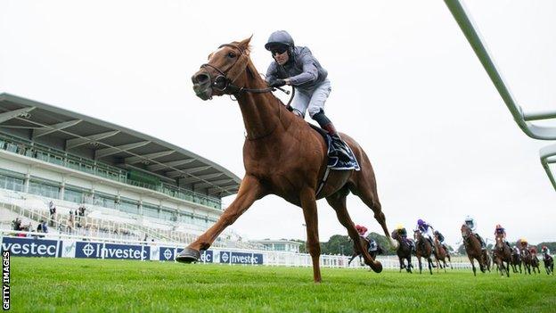 Serpentine was a runaway winner of the Derby at Epsom in July