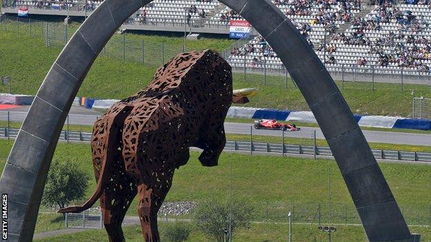 The Red Bull ring, the hose of the next grand prix