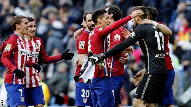 Atletico celebrate