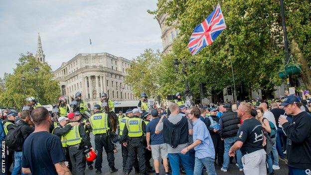 DFLA march in London