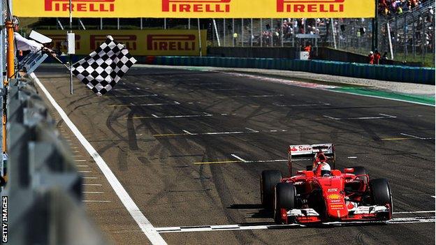 Sebastian Vettel wins in Hungary