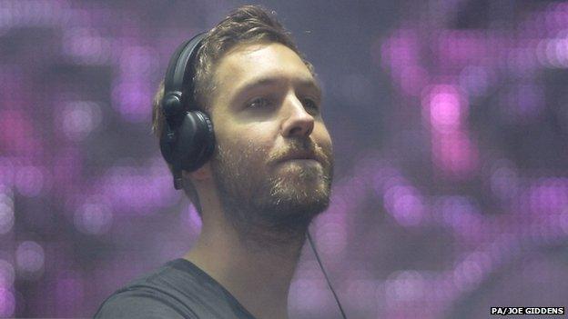 Calvin Harris at the V Festival At Weston Park