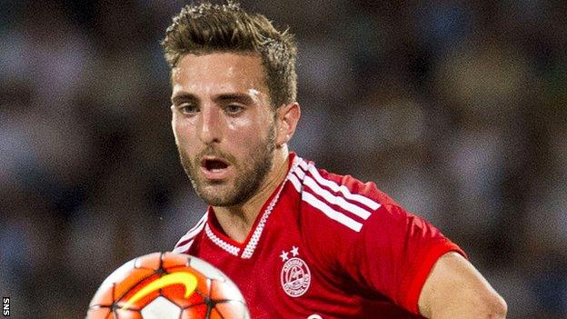 Aberdeen left-back Graeme Shinnie