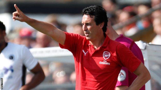 Unai Emery, who was appointed head coach of Arsenal in May