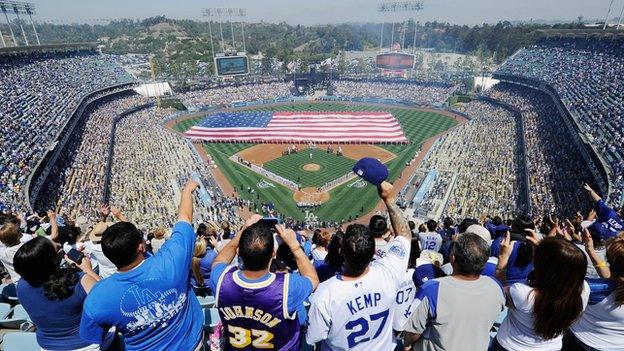 Pittsburgh Pirates v Los Angeles Dodgers baseball game