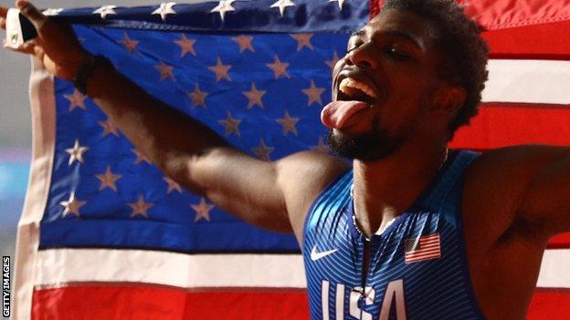 American sprinter Noah Lyles tweeted his surprise at the 200m no longer being a core Diamond League event